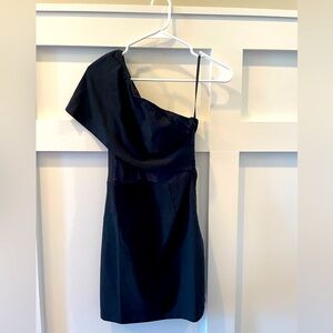 New with tags, one shoulder little black dress.